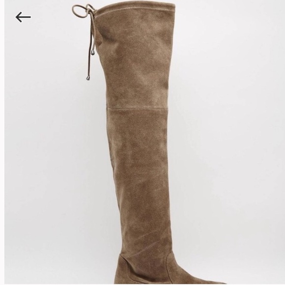 Aldo Taupe Suede Over-knee Boots - Picture 3 of 6